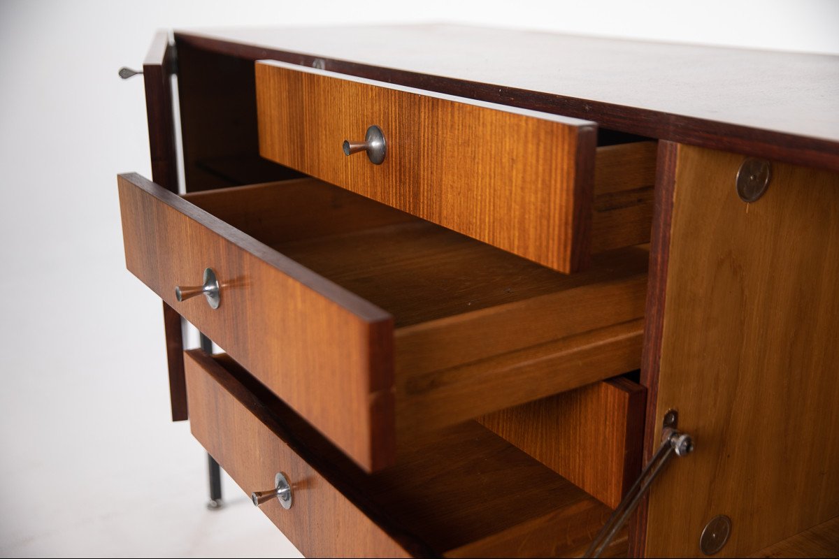 Large 800 Series Sideboard By Alain Richard, Ed. Meubles Tv, France Circa 1958-photo-7
