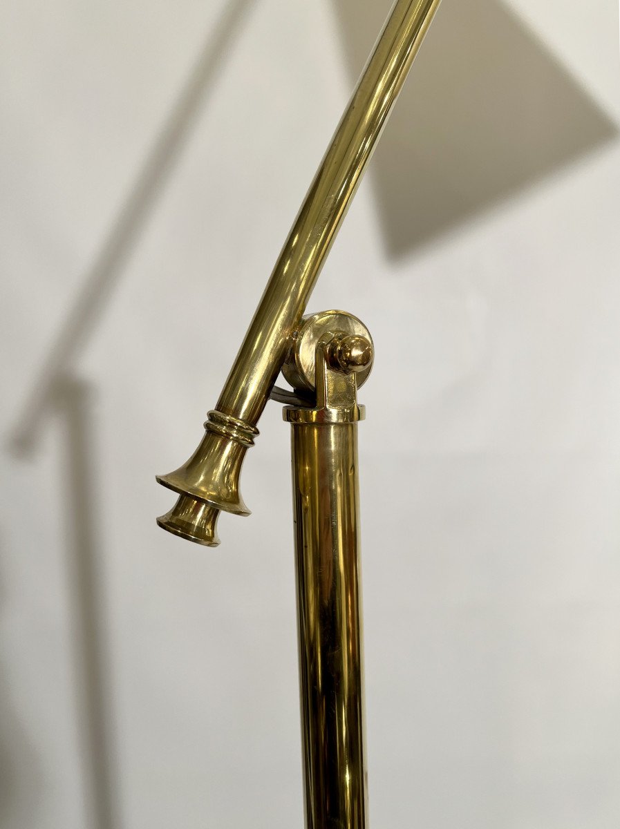 Extendable And Articulated Floor Lamp, By Maison Stablet, Paris, France, Circa 1940 / 1950-photo-2
