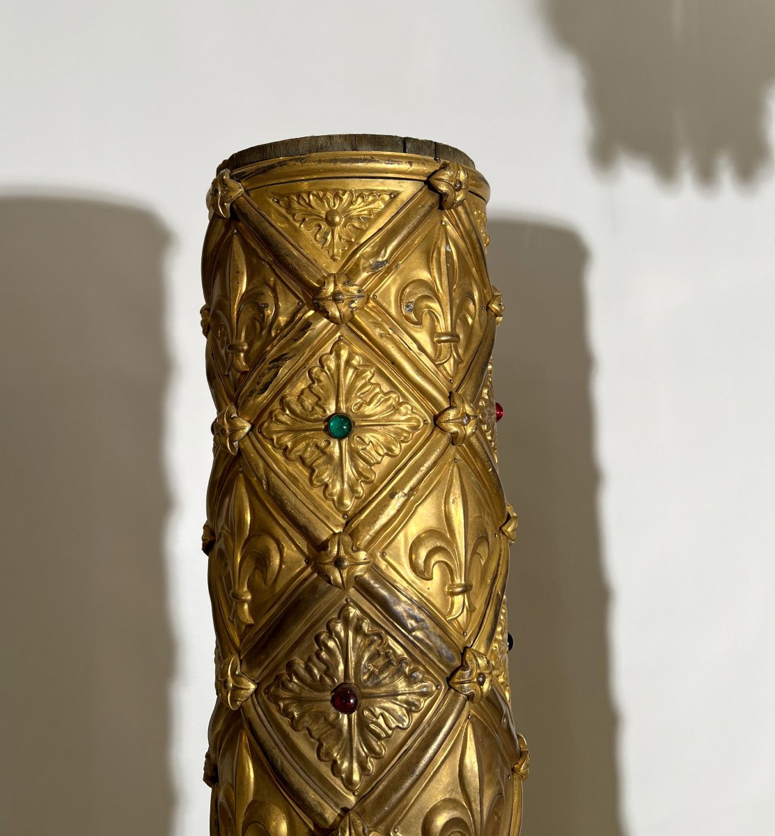 Four Ornamental Columns, France, Circa 1850-photo-2