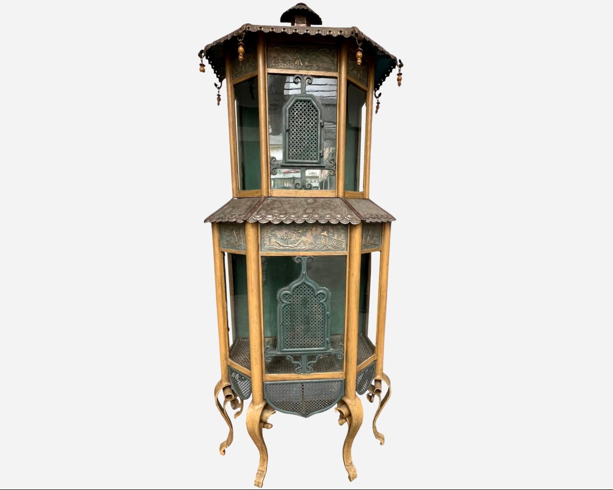 Large Birdcage In Japanese Style, France, Circa 1900