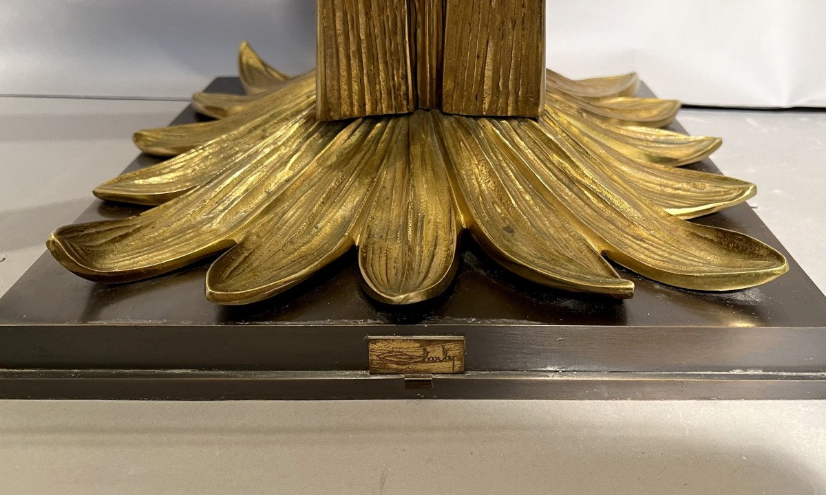 Pair Of “feuille D’eau” Consoles, By Chrystiane Charles, Maison Charles, France, Circa 1970-photo-2