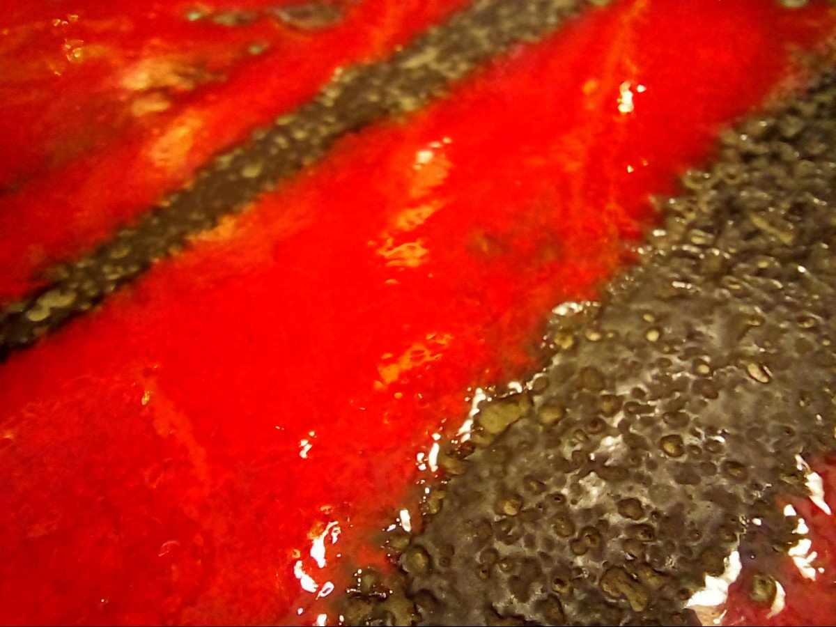 Coffee Table In Enamelled Lava, By Robert Et Jean Cloutier, France, Circa 1958-photo-2