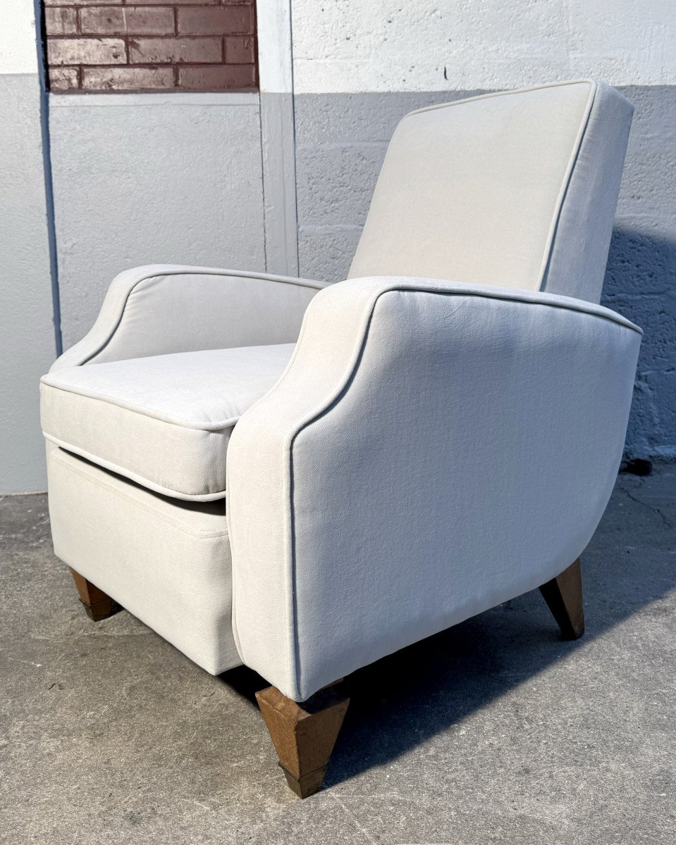 Pair Of Armchairs, By Jacques Quinet (1918-1992), France, Circa 1955-photo-6