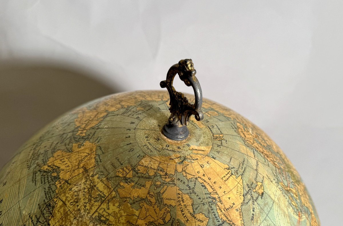 Terrestrial Globe, Merzbach & Falk, Brussels, Belgium, Circa 1880-photo-2