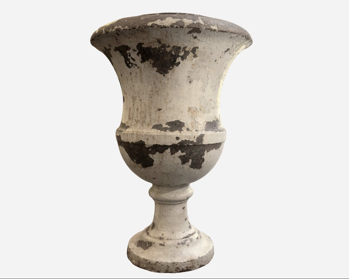 Large Cast Iron Garden Vase, France, Circa 1820/1830