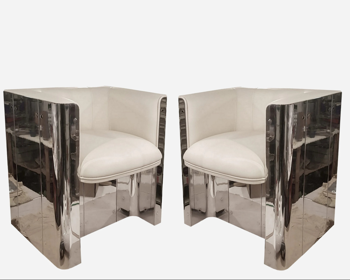 Paire De Fauteuils, Allemagne Ou France, Vers 1960 / 1970 