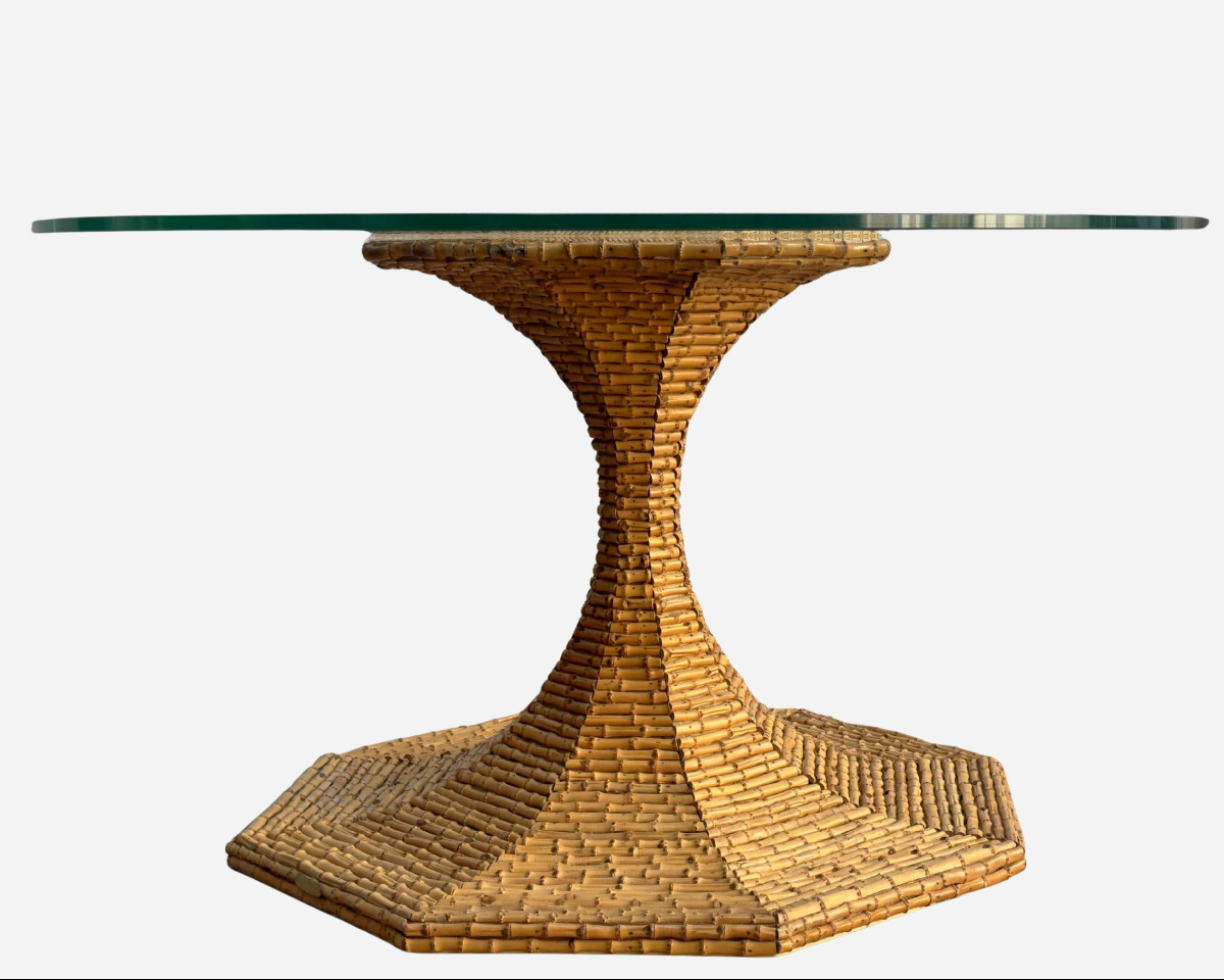 Dining Room Table, By G. Purini And M. Mariani, Vivai Del Sud Editions, Italy Circa 1970