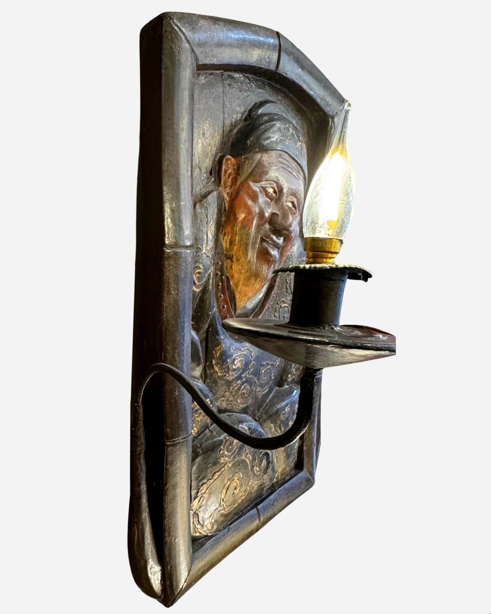 Rare Pair Of Sconces “aux Chinois”, Paris, France, Circa 1880-photo-2