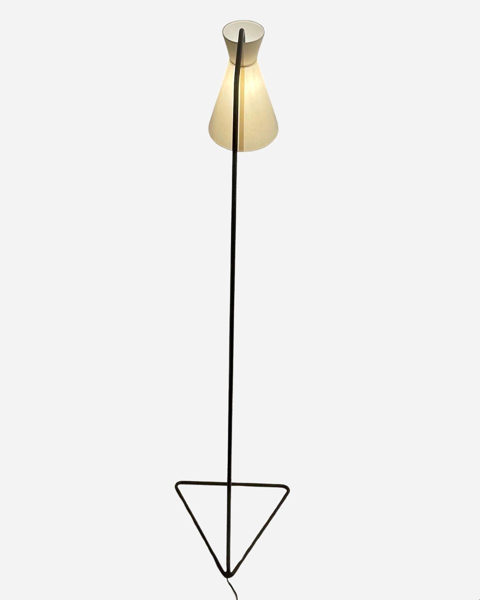 Lampadaire moderniste, Paris, France, vers 1950-photo-3