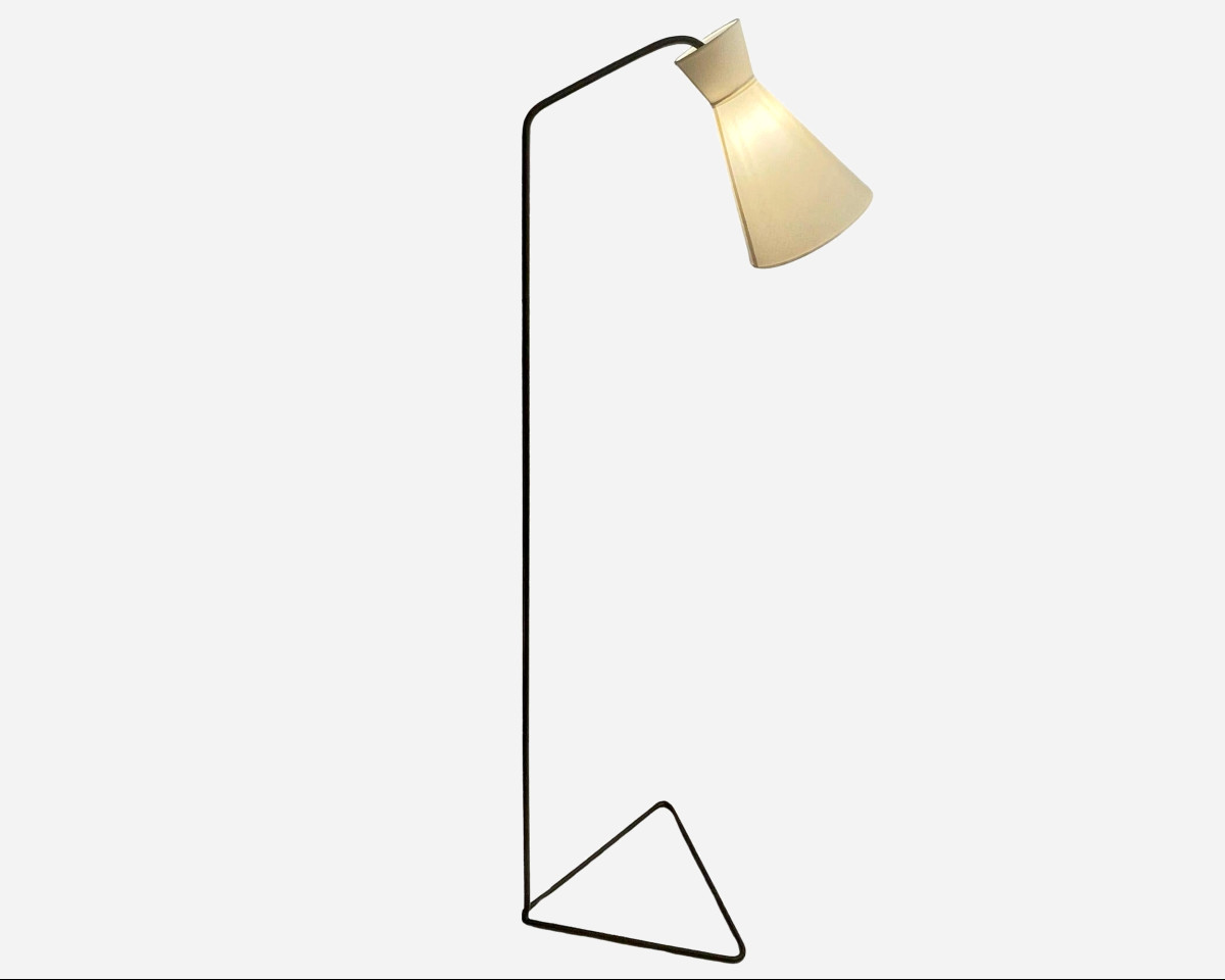 Lampadaire moderniste, Paris, France, vers 1950