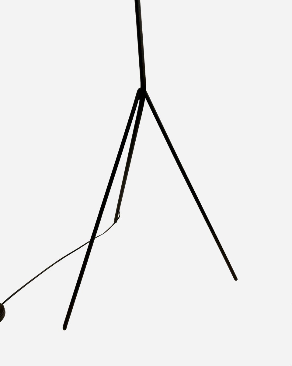 Tripod Floor Lamp With Adjustable Cone Shade, Paris, France, Circa 1950-photo-3
