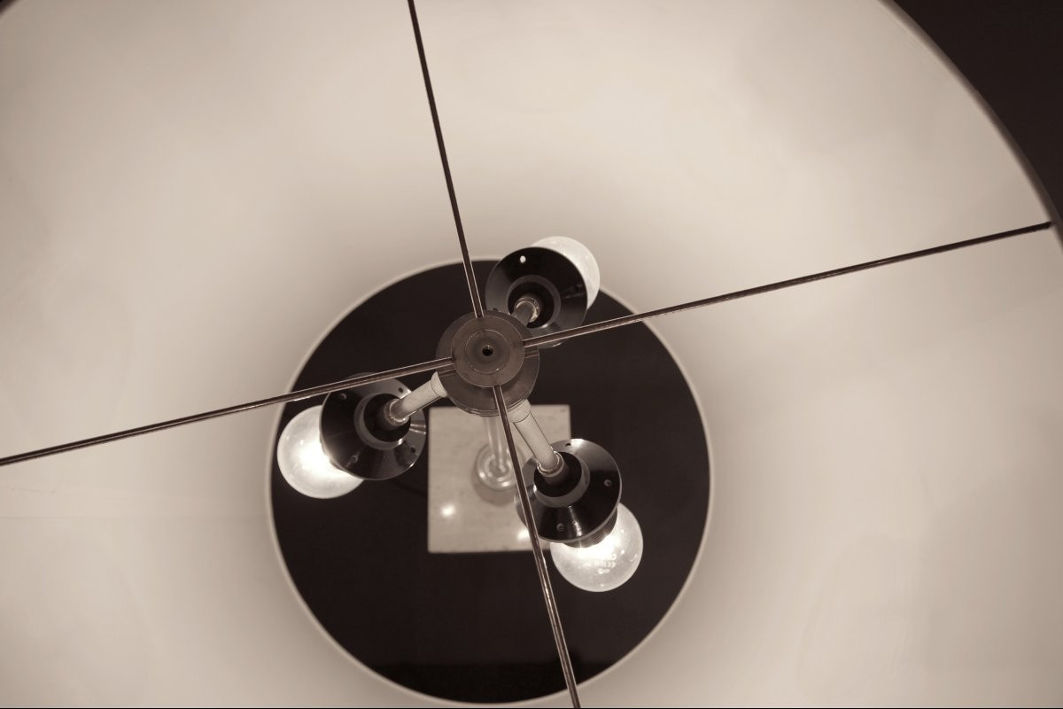 Grande lampe colonne, par Philippe Barbier, Maison Barbier, Paris, France, vers 1960 / 1970 -photo-4