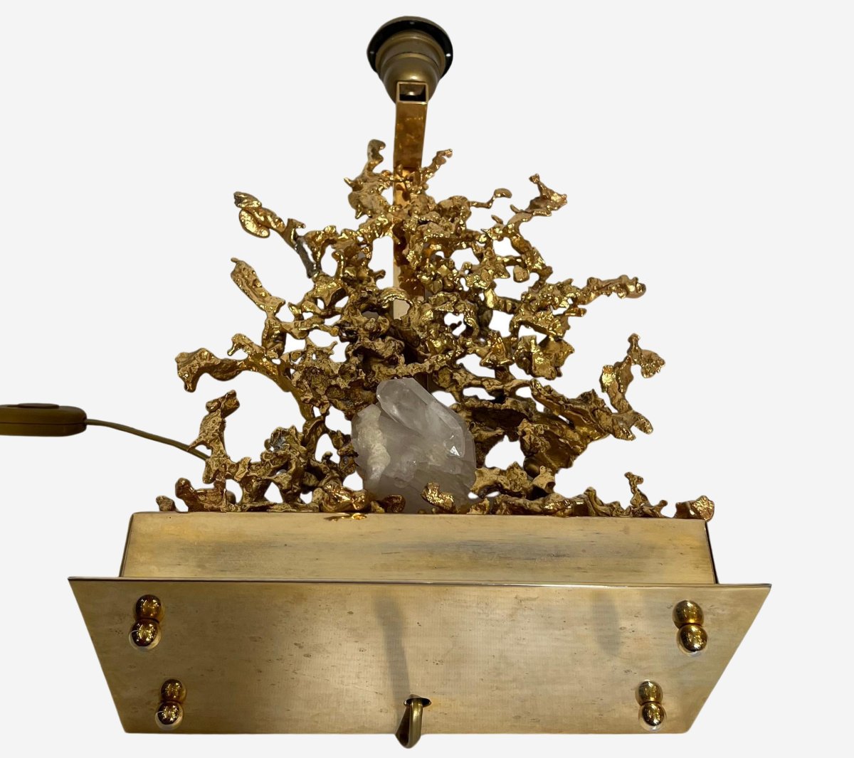 Grande lampe de table, par Claude Victor Boeltz, Paris, France, vers 1980 -photo-3