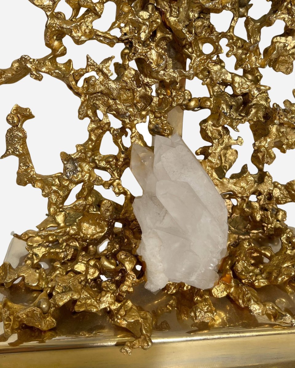 Grande lampe de table, par Claude Victor Boeltz, Paris, France, vers 1980 -photo-1