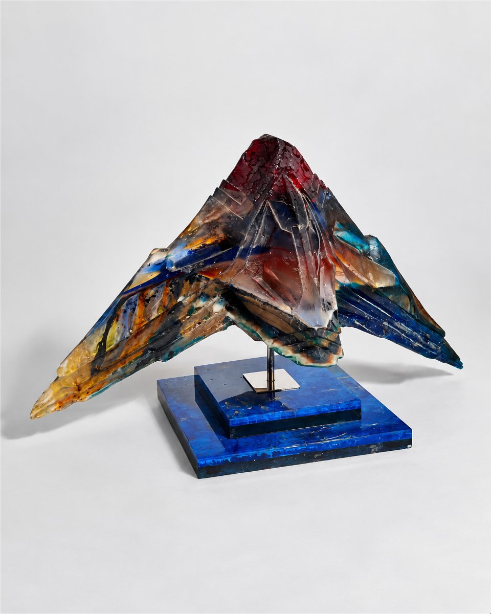 Sculpture en résine, par Pierre Giraudon, Paris, France, vers 1980-photo-3