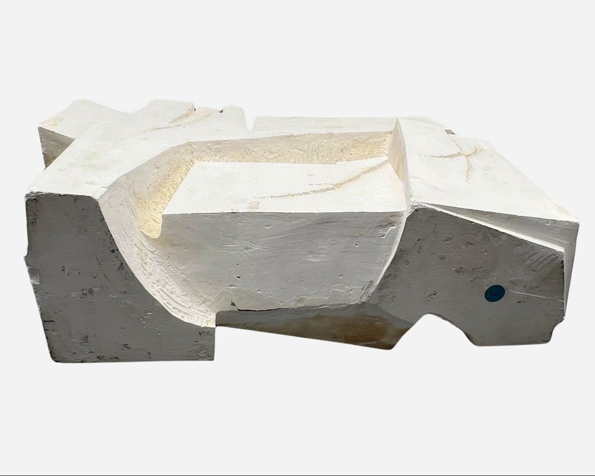 Plaster Sculpture By Michel Lucotte, France, 1961-photo-2