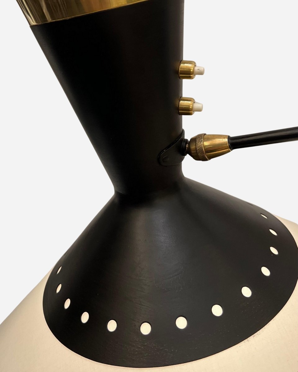 Large Wall Light With Counterweight, Maison Arlus, Paris, France, Circa 1950-photo-2