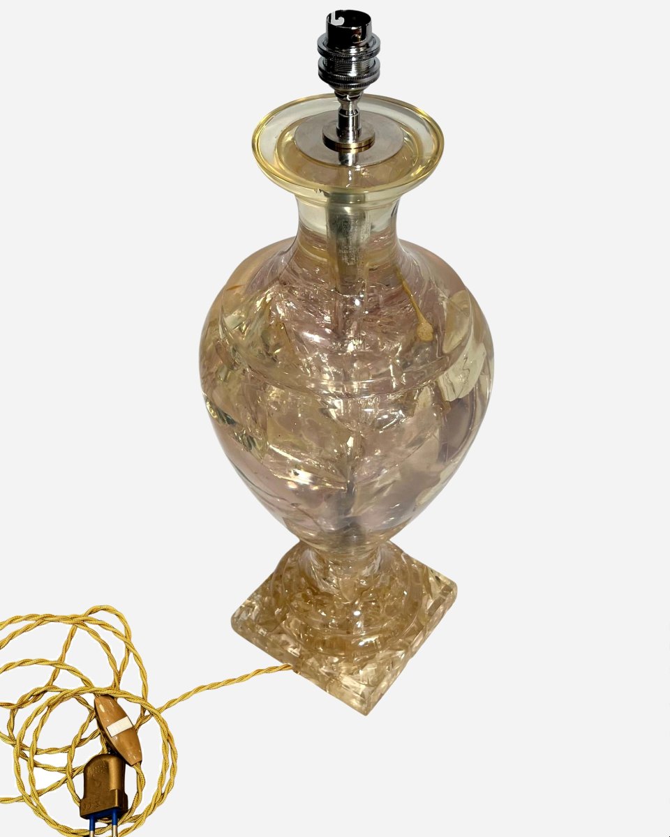"baluster" Lamp Base By Pierre Giraudon, Atelier Giraudon, Paris, France, Circa 1970 -photo-3