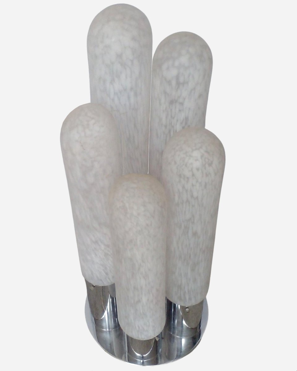 Large Lamp, By Aldo Nason, Mazzega, Murano, Italy, Circa 1970-photo-4