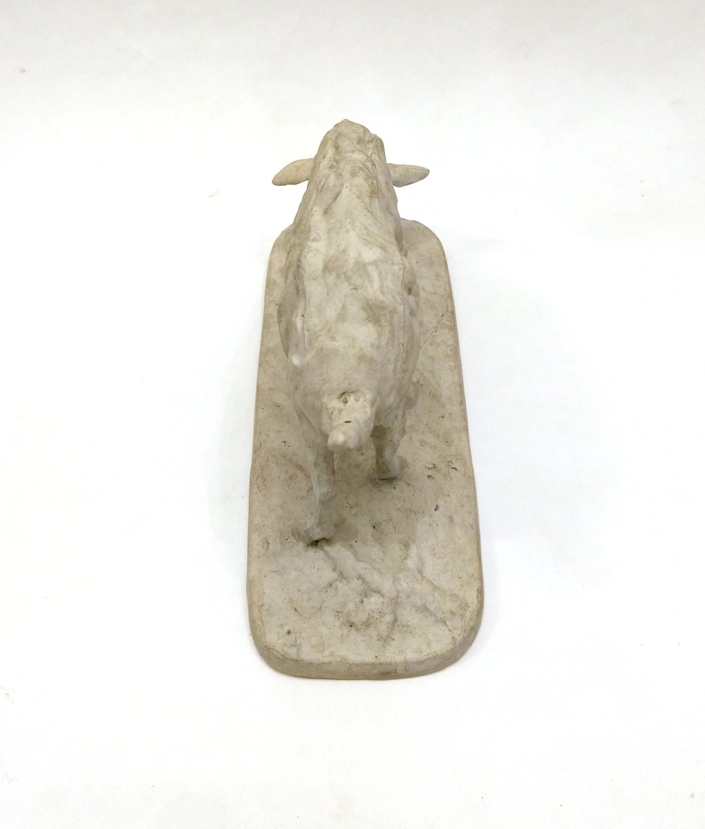 "grazing Goat", Studio Plaster Cast, By Pierre-jules Mêne, Paris, France, Circa 1844-photo-3