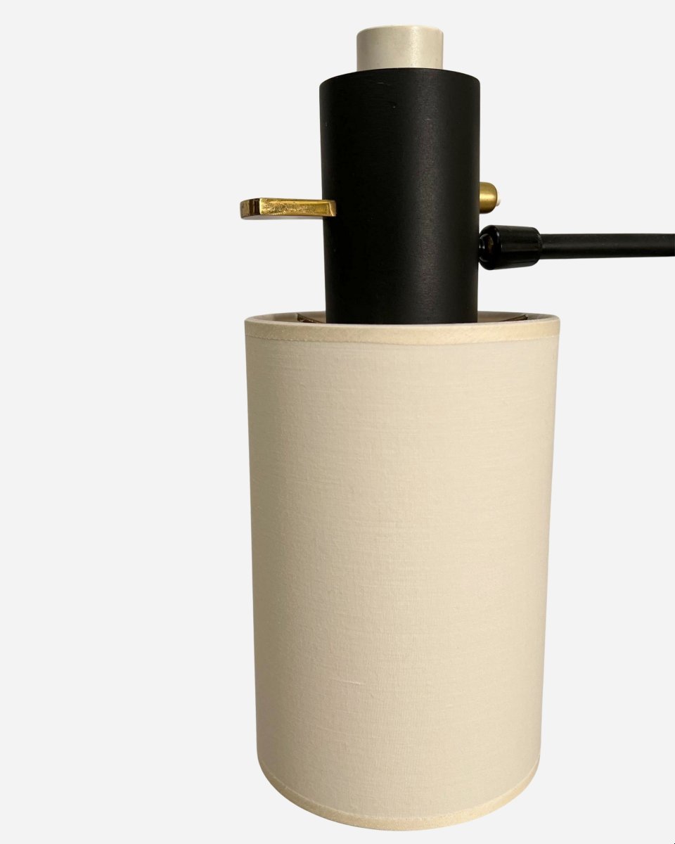 Rare lampadaire à trois têtes pivotantes, Éditions Royal-Lumière et/ou Lunel, France, vers 1955-photo-4