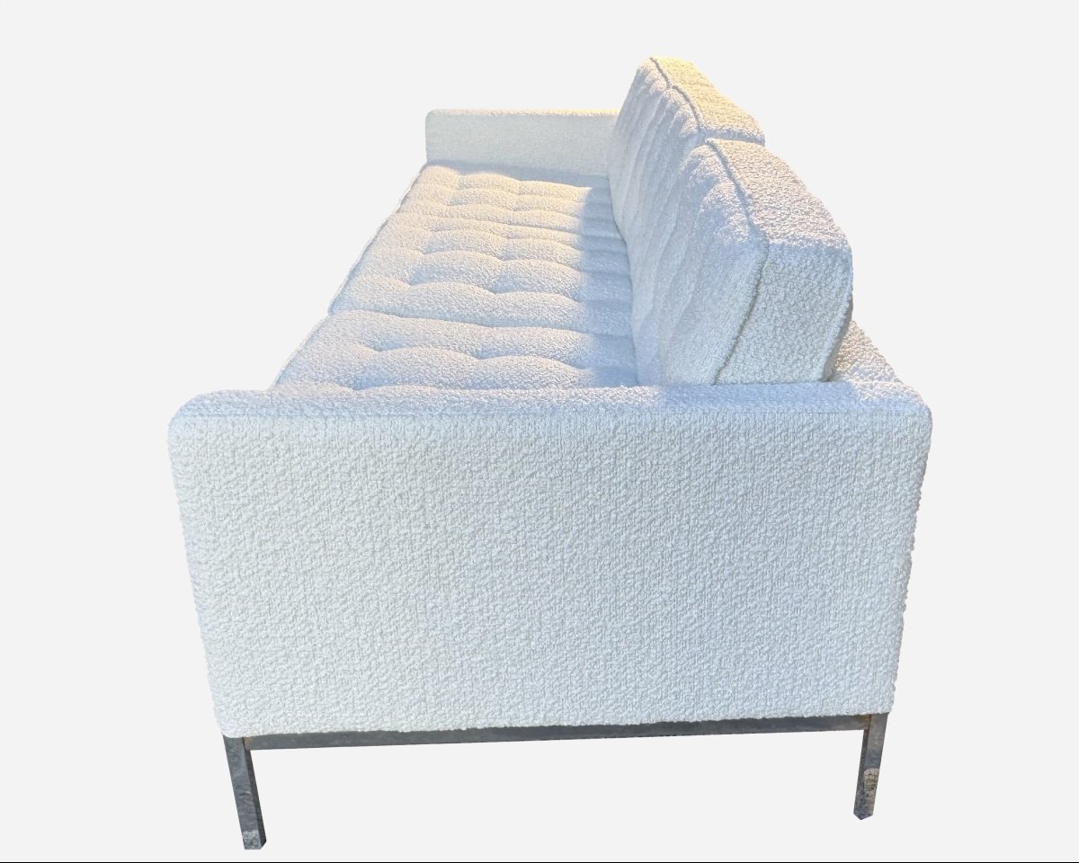 Large Three-seater Sofa, By Florence Knoll, Knoll International, Circa 1970-photo-1