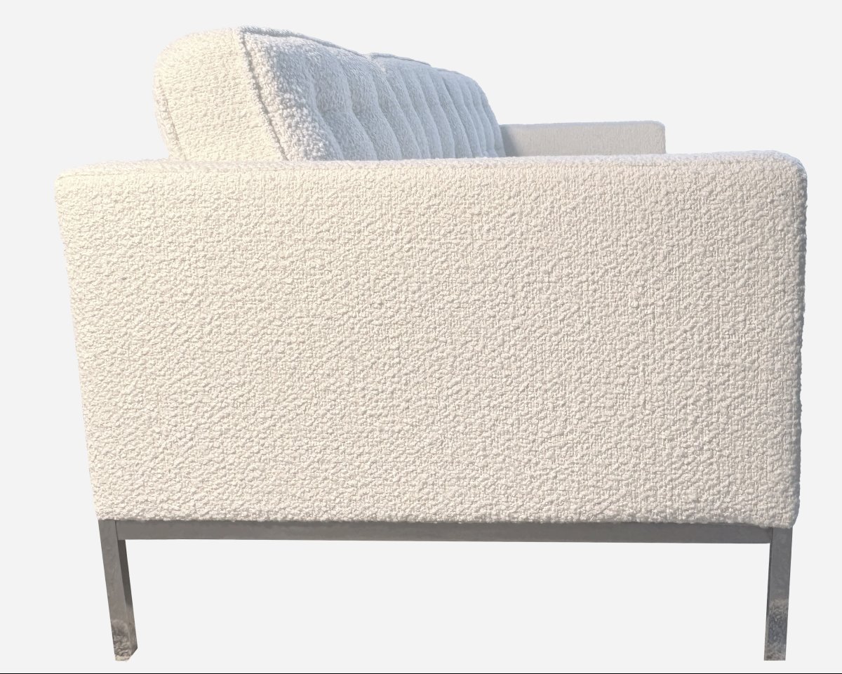 Large Three-seater Sofa, By Florence Knoll, Knoll International, Circa 1970-photo-2