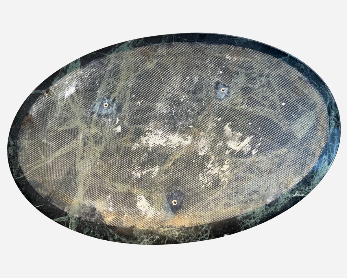 Elegant Oval Coffee Table, By Eero Saarinen, Knoll International, Usa, Circa 1970-photo-1