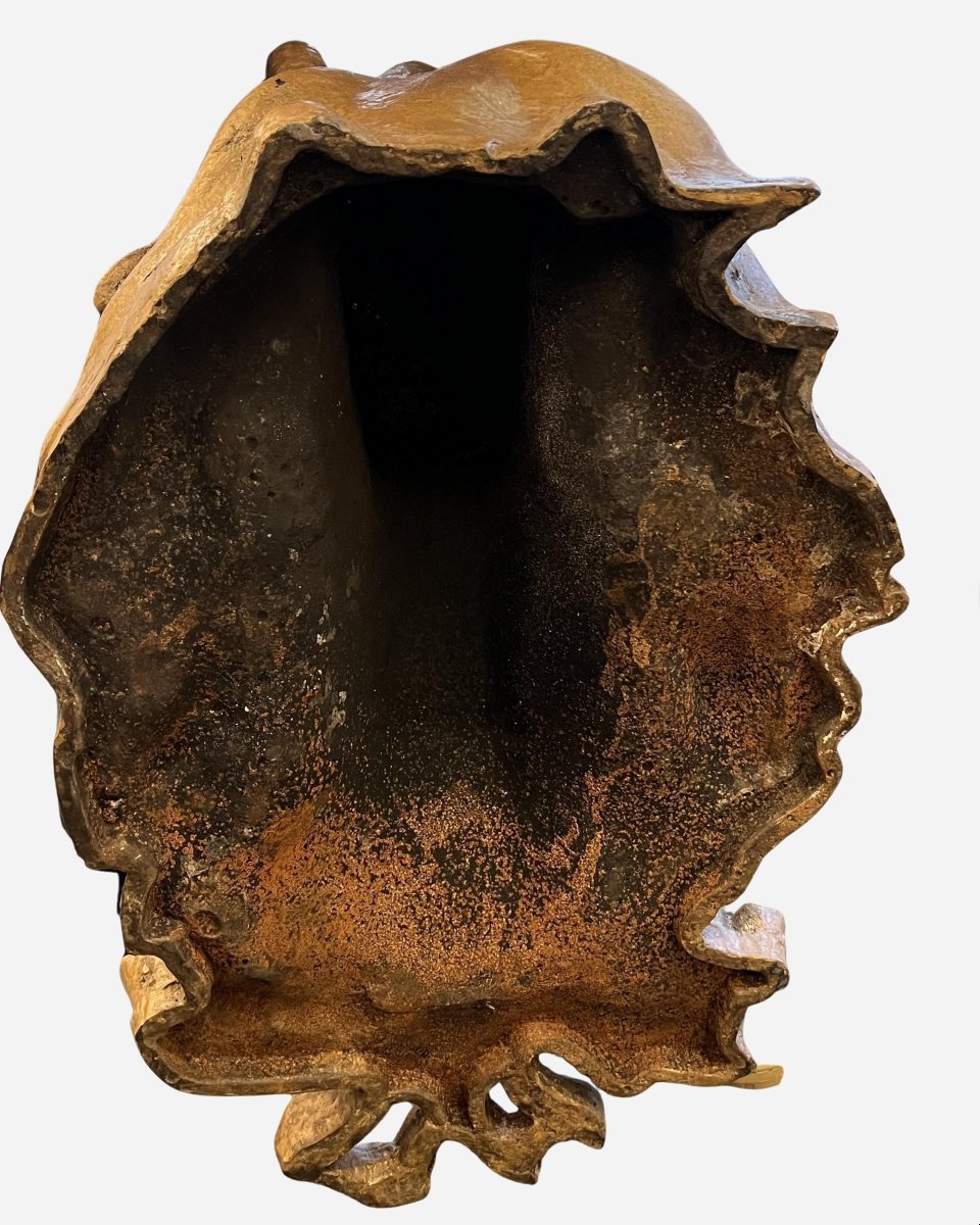 Large Cast Iron Horse Head, France, Circa 1880/1900-photo-3