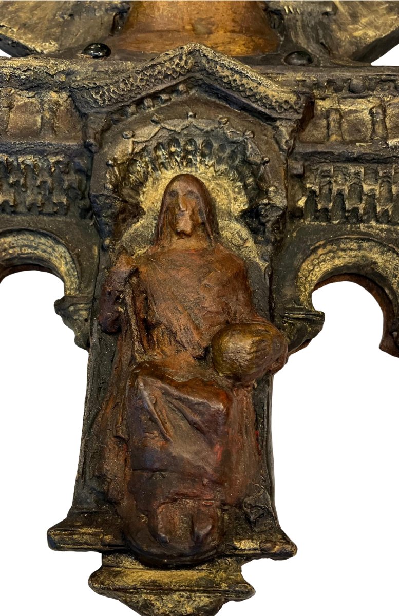 “theodora, Florentine Medallion”, Plaster Cast, Jean Rivière, Toulouse, France, 1891-photo-2