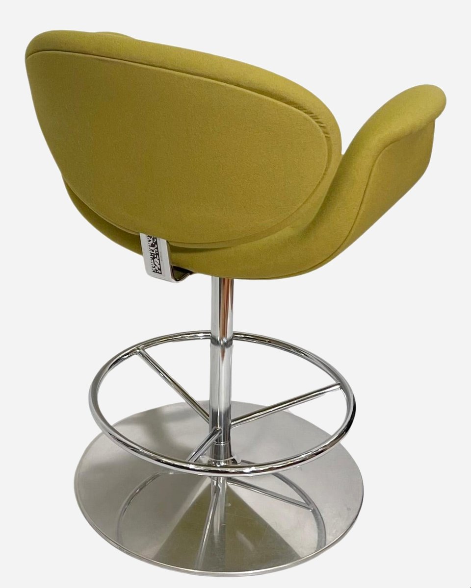 Swivel "little Tulip" Armchair With Footrest, By Pierre Paulin, Netherlands, Circa 1960-photo-4