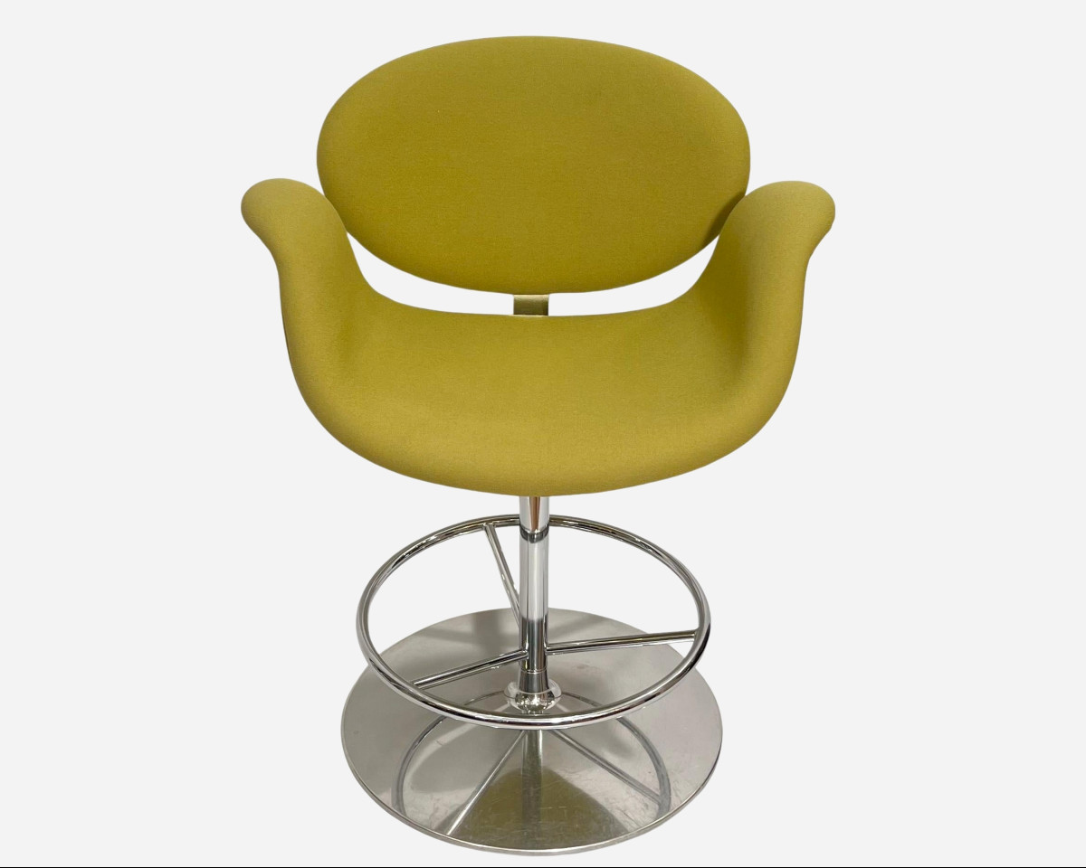 Swivel "little Tulip" Armchair With Footrest, By Pierre Paulin, Netherlands, Circa 1960