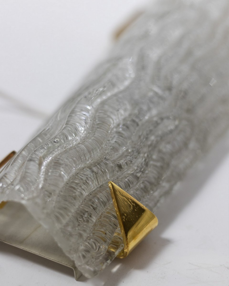 Paire d’appliques en verre, Éditions Maison Arlus, Paris, France, vers 1960-photo-2