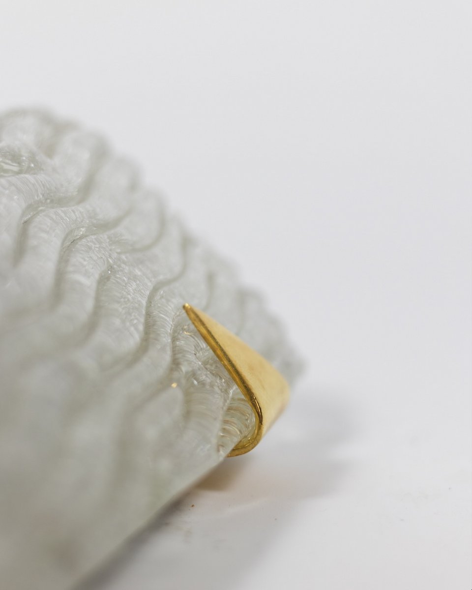 Paire d’appliques en verre, Éditions Maison Arlus, Paris, France, vers 1960-photo-3