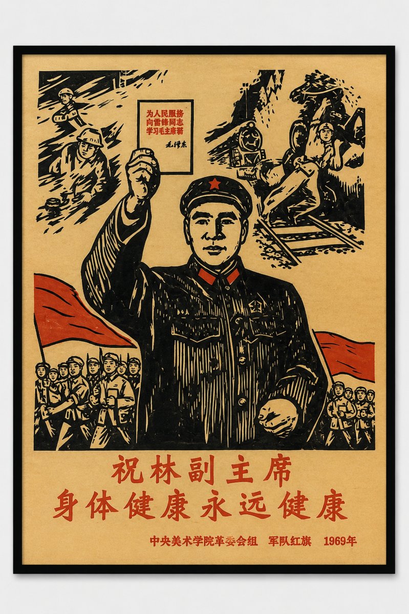 Original Chinese Propaganda Poster, Beijing, China, Circa 1960-photo-4