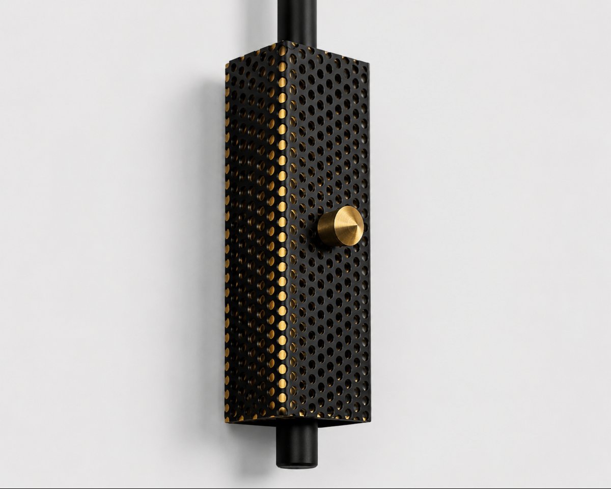 Grande applique à balancier pivotant et orientable, Éditions Maison Lunel, Paris, vers 1960-photo-2