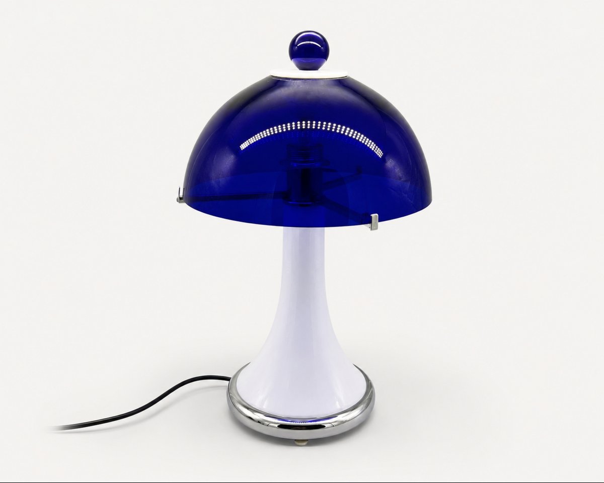 Murano Glass Lamp, Attributed To Gino Cenedese, Murano, Italy, 1980