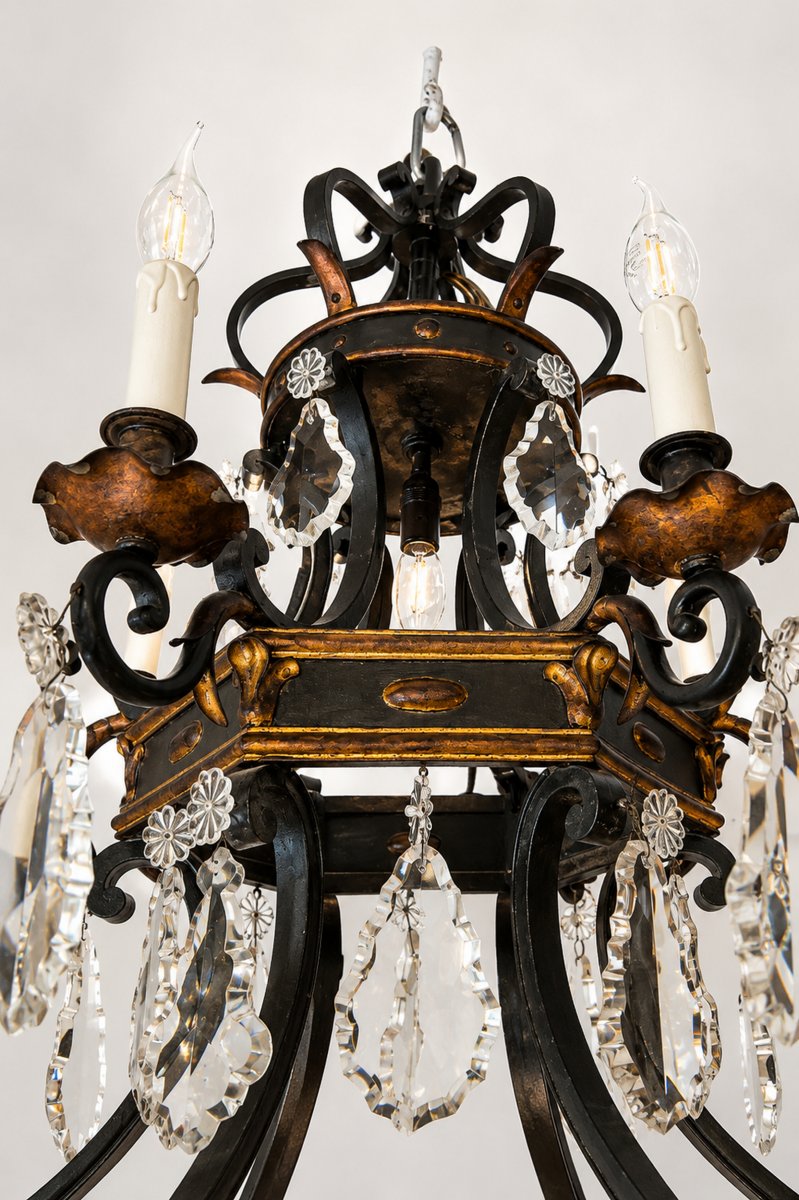 Important lustre de style Renaissance, France, vers 1900/1920-photo-3
