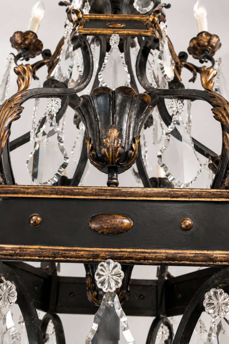 Important lustre de style Renaissance, France, vers 1900/1920-photo-4