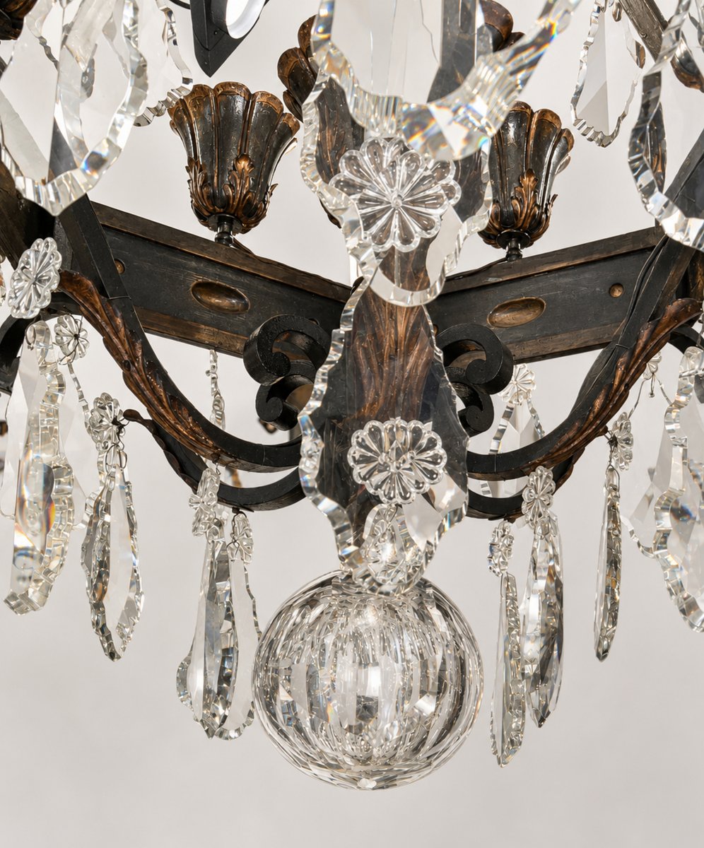 Important lustre de style Renaissance, France, vers 1900/1920-photo-1