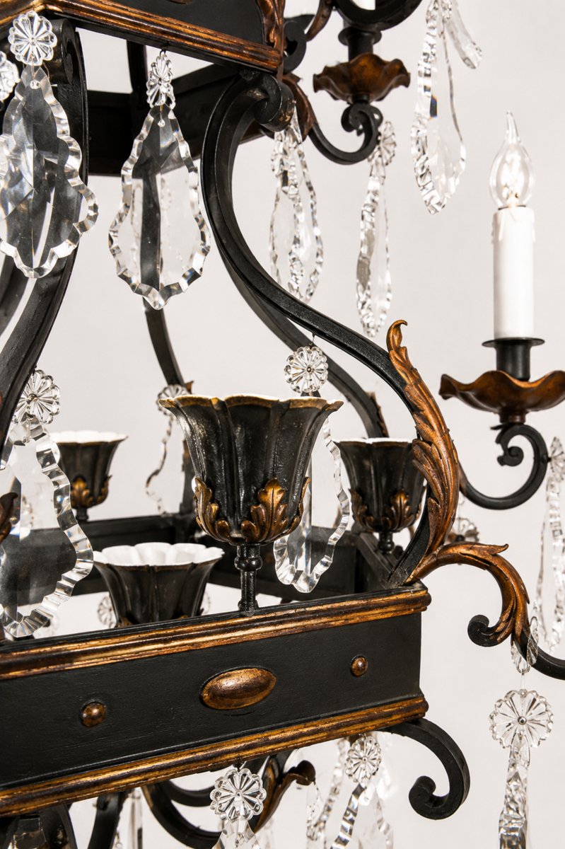 Important lustre de style Renaissance, France, vers 1900/1920-photo-2
