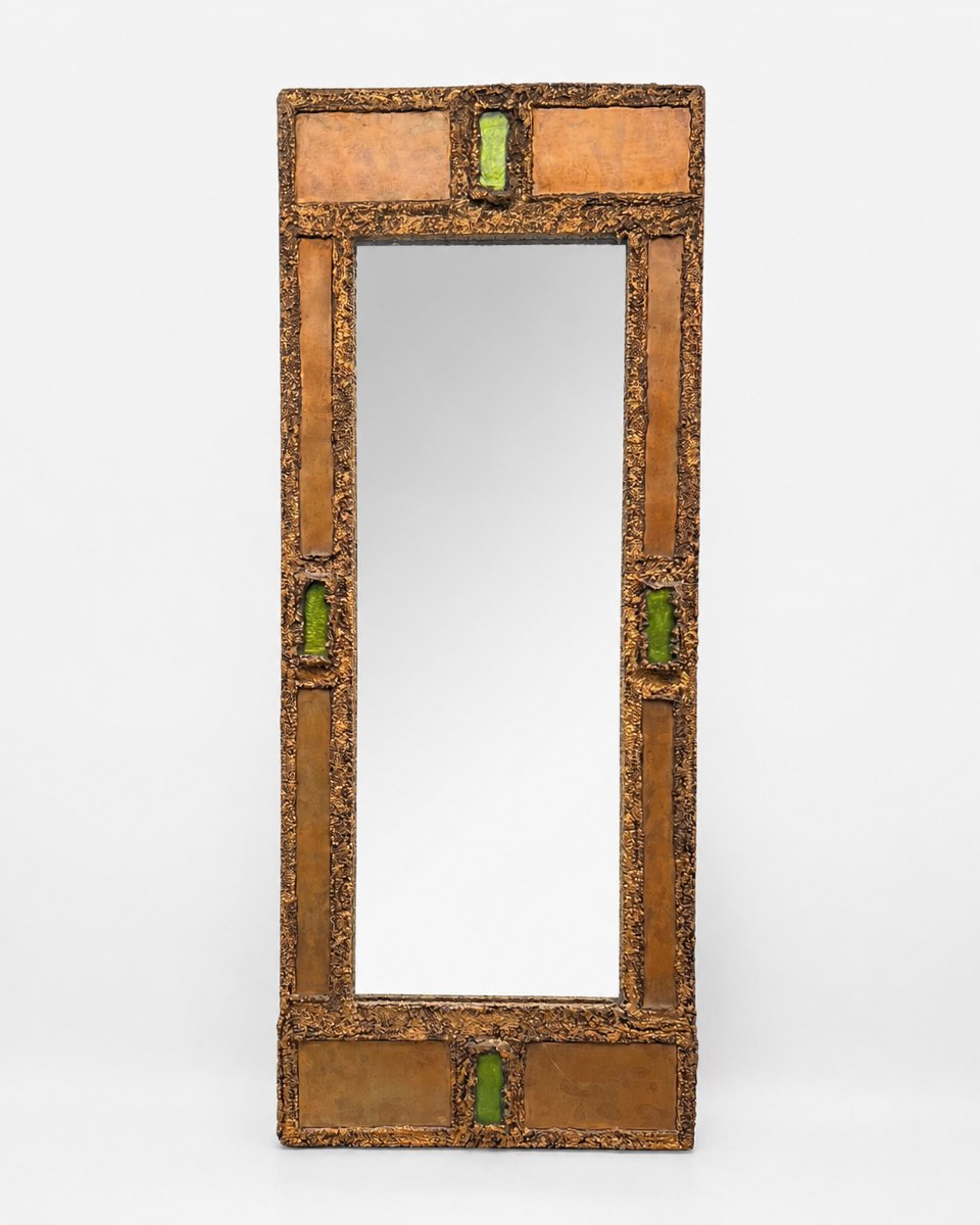 Pair Of Mirrors By Irena Jaworska, Paris, France, Circa 1960-photo-2