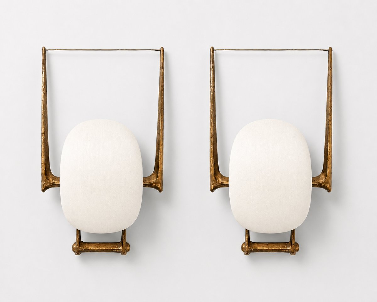 Pair Of “quazar Ii” Wall Sconces, By Félix Agostini, Paris, France, 1969