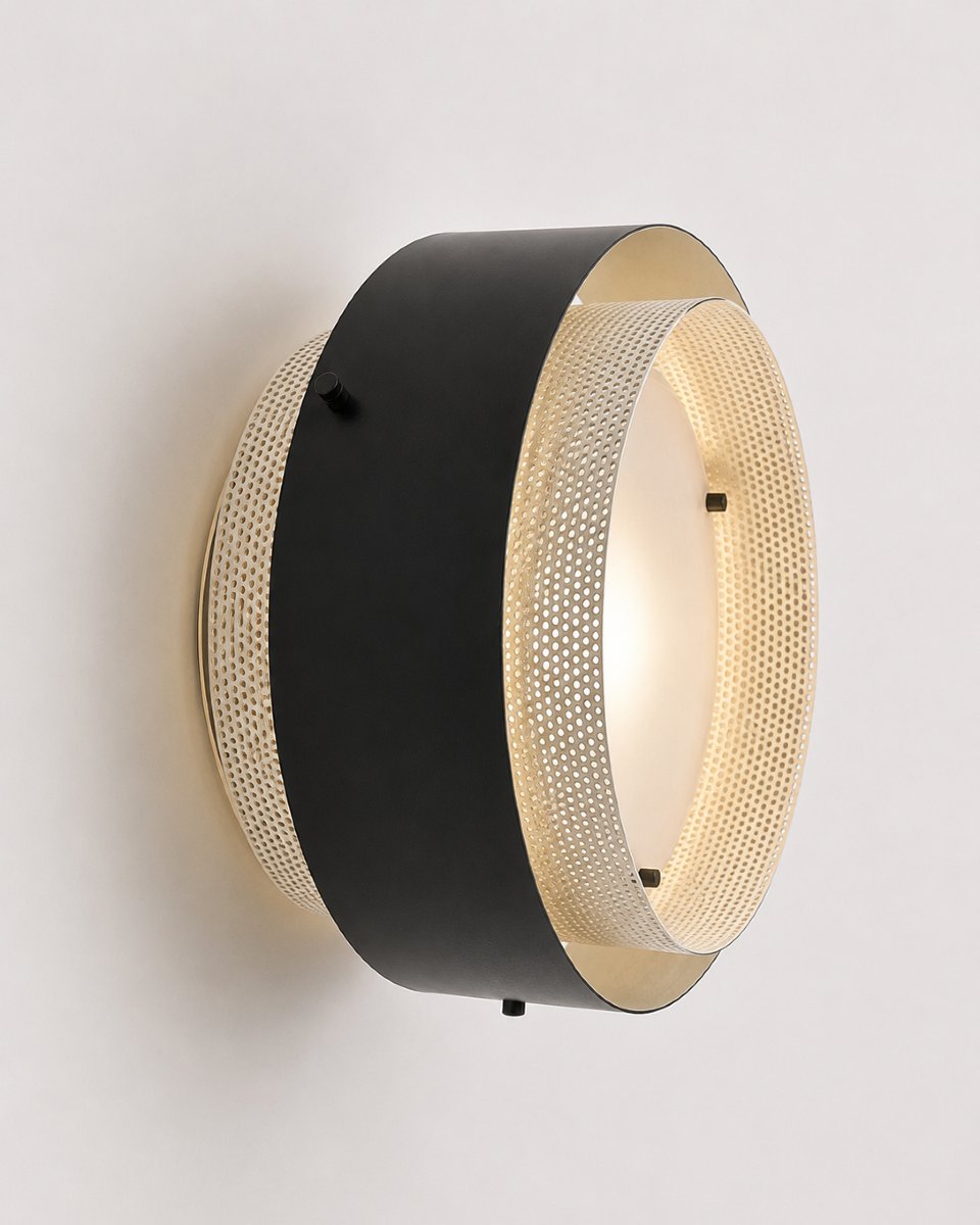 Pair Of Wall Sconces By Jean-boris Lacroix, éditions Jacques Biny-luminalite, Paris, 1959-photo-4