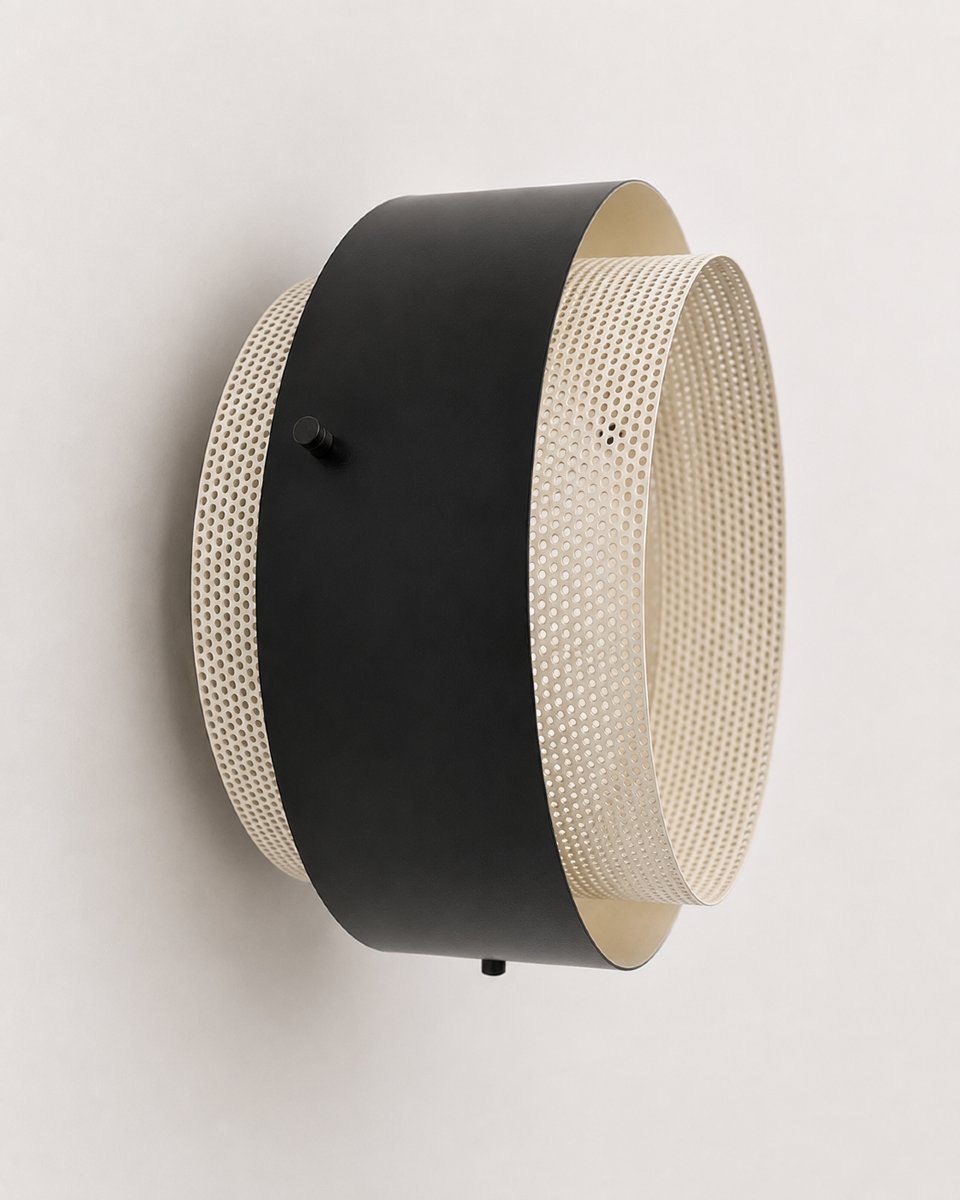 Pair Of Wall Sconces By Jean-boris Lacroix, éditions Jacques Biny-luminalite, Paris, 1959-photo-1