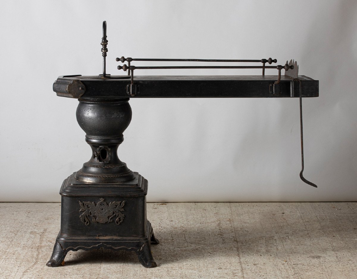 Rare Ironing Stove, France Circa 1880-photo-2