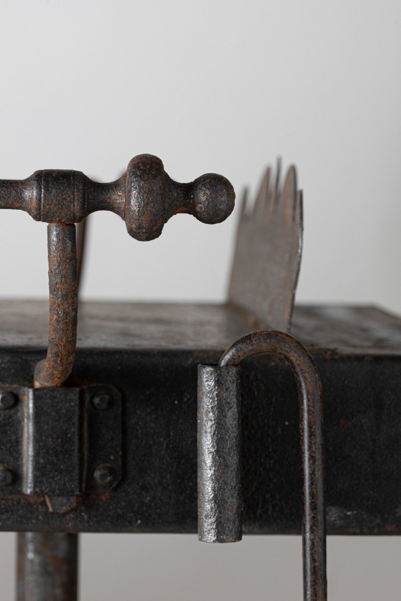 Rare Ironing Stove, France Circa 1880-photo-4