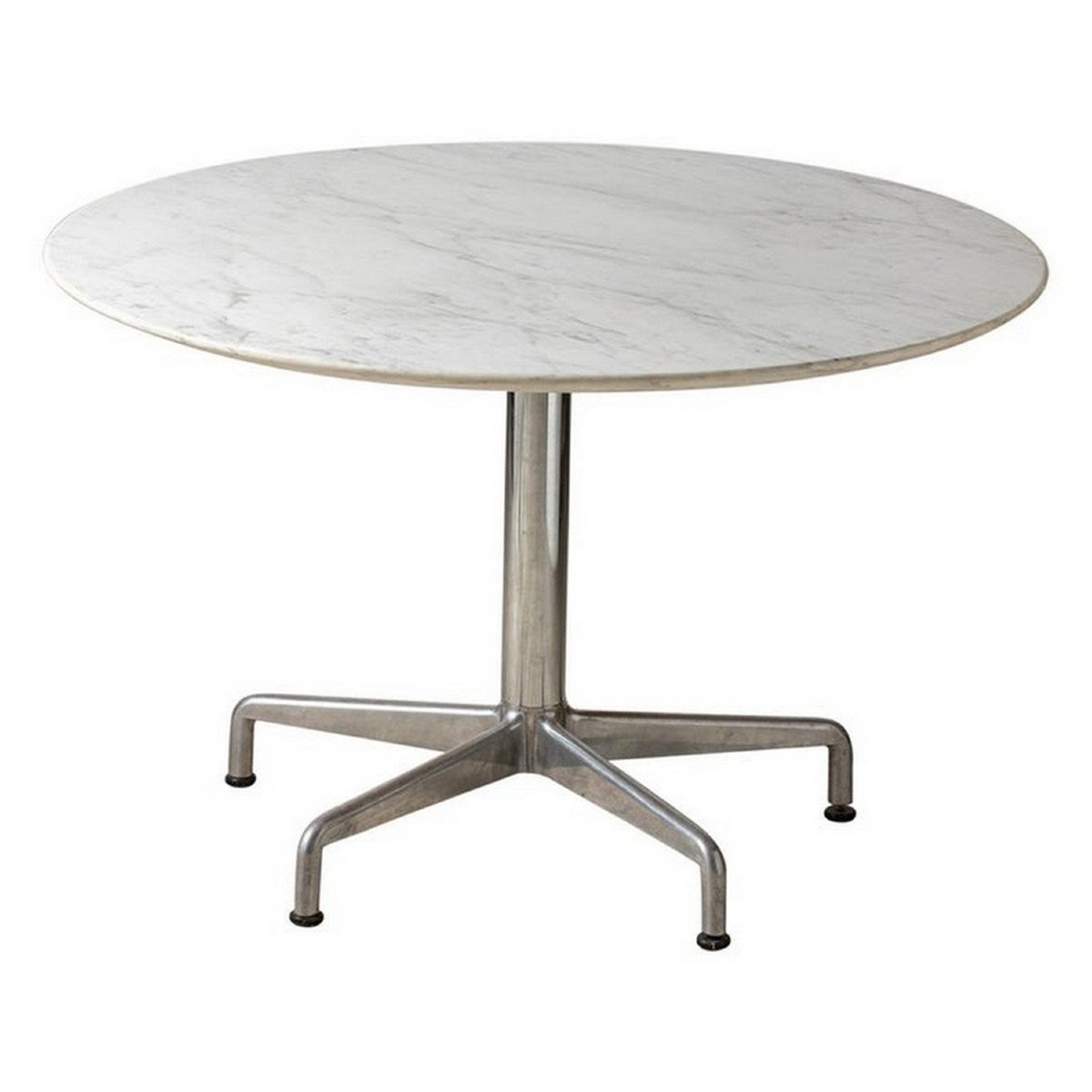 Charles Eames, Table Ronde Segmented, Série Aluminium Group, Circa 1960