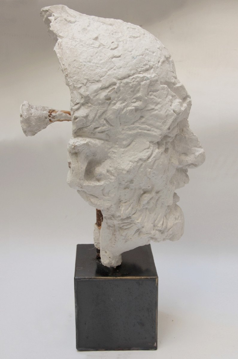 Willem Verbon. Kees Van Dongen, Ninety Years Old, Original Plaster. 1967-photo-4