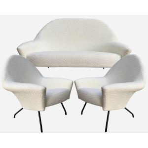 Salon trois pièces, modèle 770, par Joseph-André Motte, Éditions Steiner, Allemagne, vers 1958